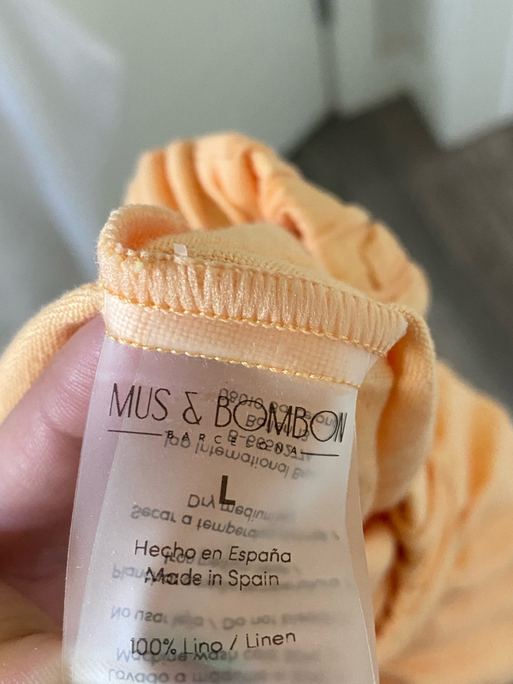 NWT MUS & BOMBON 100% Linen Women’s Shorts - Picture 6 of 6